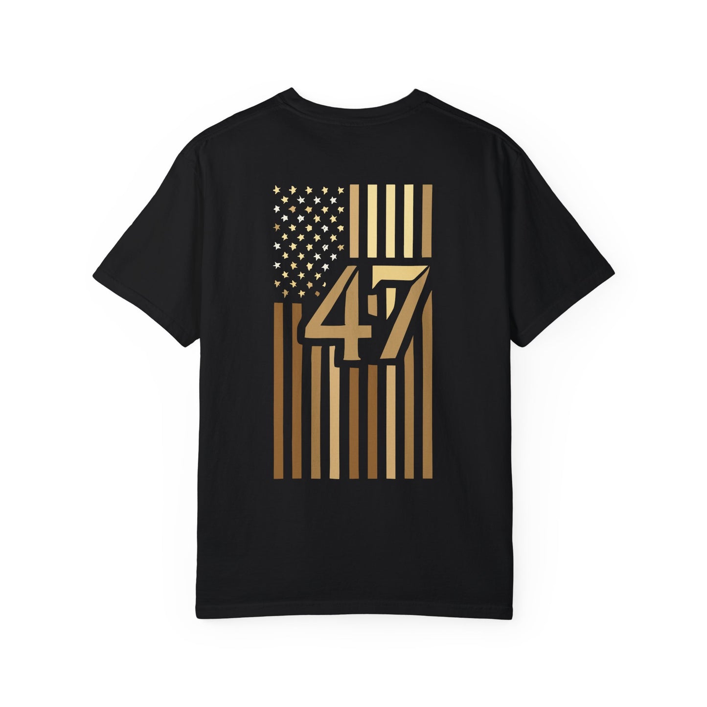 Golden Age 47 T-Shirt – Bold Gold on Black